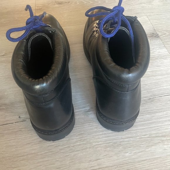 UO Hiker Black Leather Boots